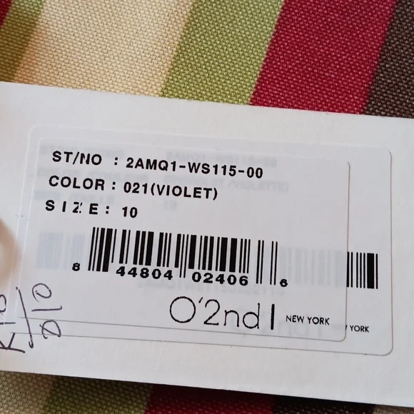 NWT O'2nd Obzee Abstract Geometric Print Skirt with Pockets 🩷 Size 10 - Picture 12 of 14